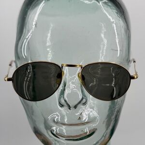 Vintage AO gold American Optical sunglasses small size made in USA